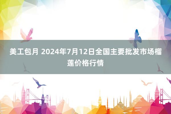 美工包月 2024年7月12日全国主要批发市场榴莲价格行情