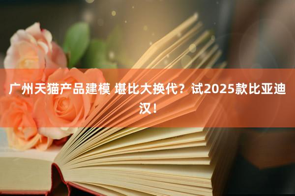 广州天猫产品建模 堪比大换代？试2025款比亚迪汉！